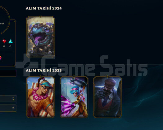 TR 38 SEVIYE 40K MAVI OZ HANDMADE BOL GANIMET ACC