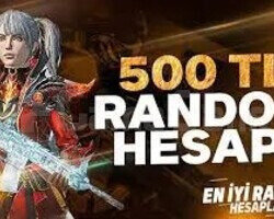500 TL RANDOM HESAP DOLU ASLA BOŞ ÇIKMAYAN
