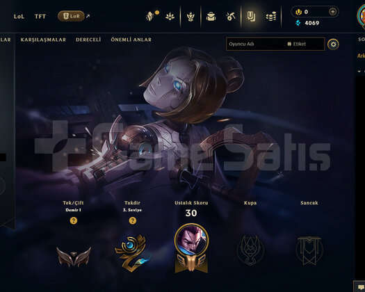 TR Demir 1 | 1 Kostüm - 29 Hero | LoL