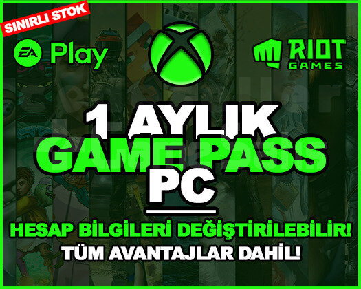 1 AYLIK GAME PASS PC / TÜM BİLGİLER DEĞİŞİR