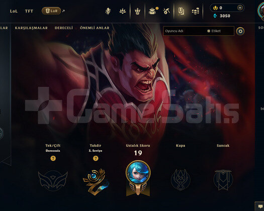 TR Unranked | 1 Kostüm - 26 Hero | RANKED READY!