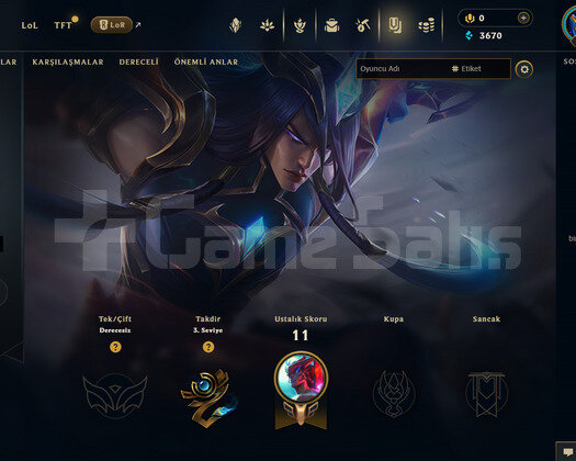TR Unranked | 1 Kostüm - 26 Hero | LoL