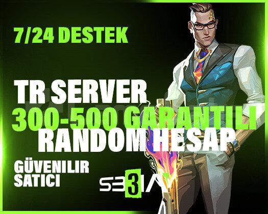 +5 BIÇAKLI TR SUNUCU 300-500 SKİN V.İ.P RANDOM