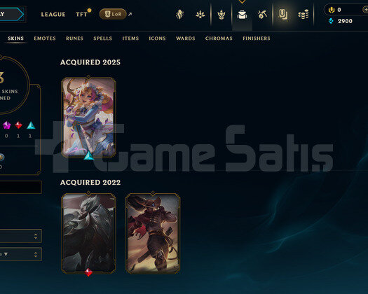 TR Unranked | 3 Kostüm - 30 Hero | LoL Hesap