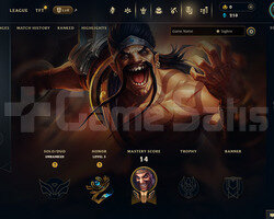 TR Unranked | 6 Kostüm - 20 Hero | LoL Hesap