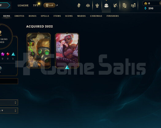EUW Unranked | 2 Kostüm - 35 Hero | LoL Hesap