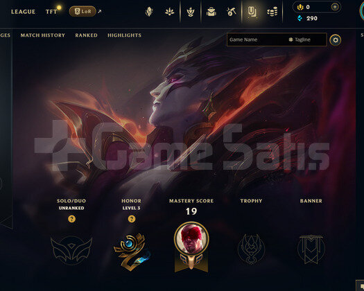 EUW Unranked | 3 Kostüm - 25 Hero | LoL Hesap