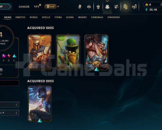 EUW Unranked | 4 Kostüm - 35K Mö | Dereceli Hazır
