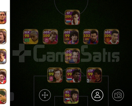 TEK BAĞ KONAMI BAĞLI SOLU İCONLU,LEGENDLİ HESAB