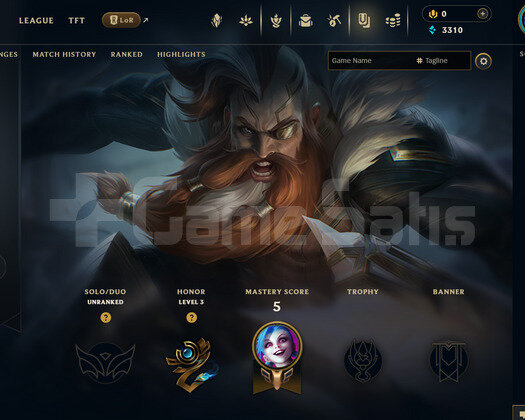 TR Unranked | 5 Kostüm - 28 Hero | LoL Hesap