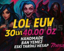 BAN YEMEZEUW 40K+ MÖ 30 Lvl Unranked Hesap