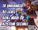 KOSTÜM SEÇİMLİ TR 50K+ MAVİ ÖZ VIP 30 LEVEL