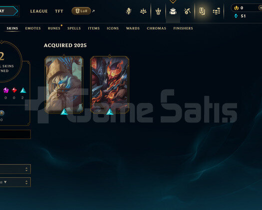 TR Unranked | 2 Kostüm - 23 Hero | LoL Hesap