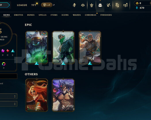 TR Bronz 4 | 5 Kostüm - 31 Hero | LoL Hesap