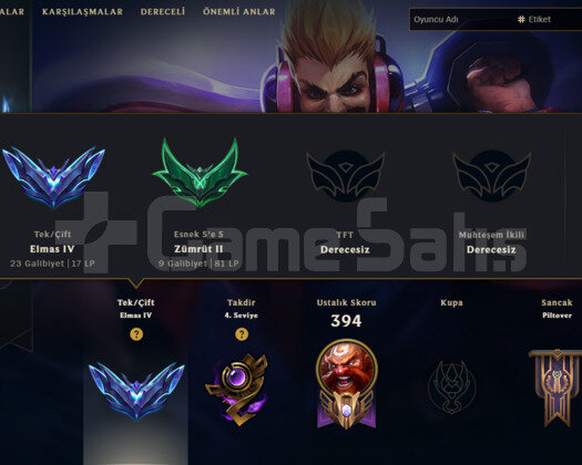 TR 40 SKIN 104 HERO ELMAS 4 EMEK HESABI MAINLIK