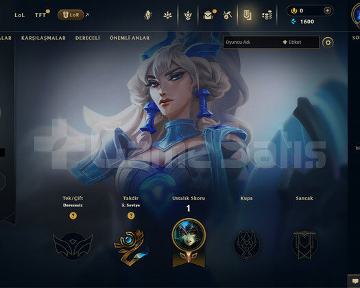 TR Unranked | 1 Kostüm - 27 Hero | LoL