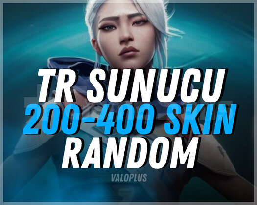 TR SUNUCU 200 SKİN VALORANT RANDOM HESAP