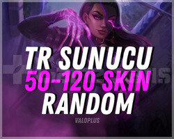 TR SUNUCU 50 SKİN VALORANT RANDOM HESAP