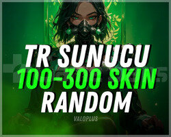 TR SUNUCU 100 SKİN VALORANT RANDOM HESAP