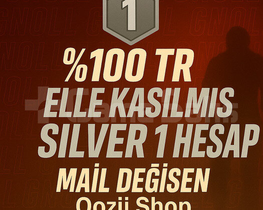 TR + SİLVER 1 + MAİL DEĞİŞEN +DÜŞÜK MMR  !