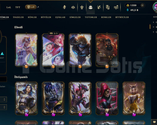 498 KOSTÜM 649 LEVEL 49K+ ÖZ EFSANE MAİL HESAP