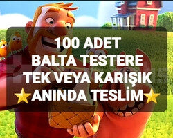 100 ADET BALTA TESTERE YEK VEYA KARIŞIK