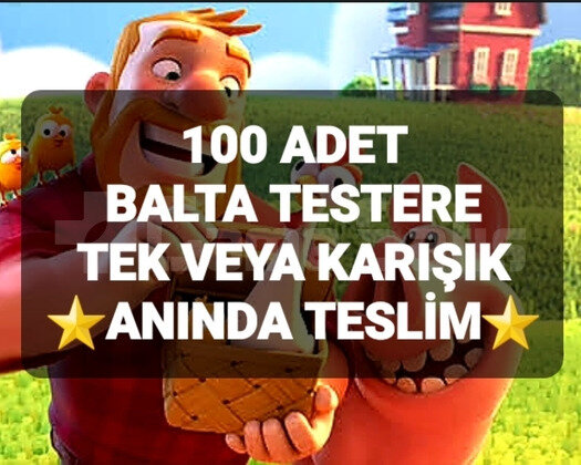 100 ADET BALTA TESTERE YEK VEYA KARIŞIK