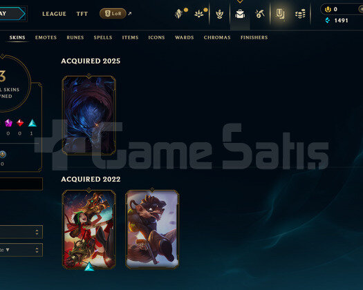 TR Silver 2 | 3 Kostüm - 35 Hero | LoL Hesap