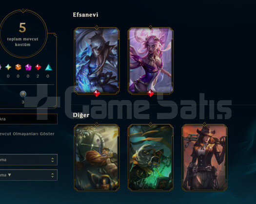 EUW PLATİN1-2 MMR GÜZEL JG SKİNLİ HANDMADE G3 ACC!
