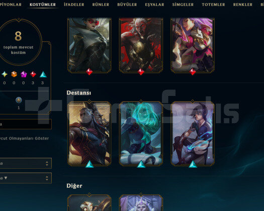EUW SAVAŞ KRALİÇESİ KATARİNA P3-P2 MMR 18K M.Ö ACC