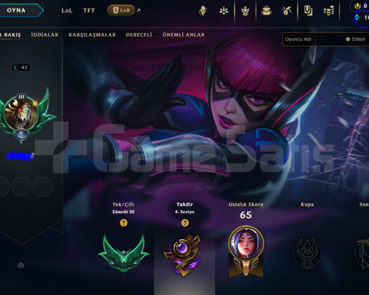TR DİAMOND 3-4 MMR HANDMADE MİD/JG 10K M.Ö ACC!!