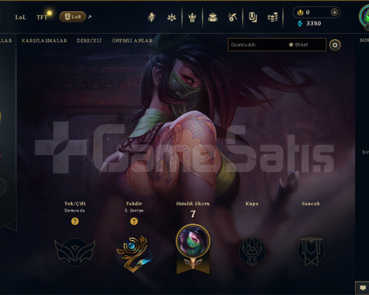 TR 30 LEVEL UNRANKED FRESH HESAP