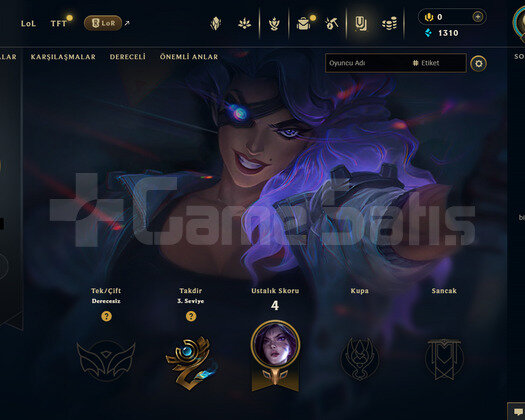 TR Unranked | 1 Kostüm - 26 Hero | LoL