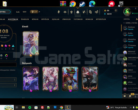 Full Dolu Valo+LOL Hesabı