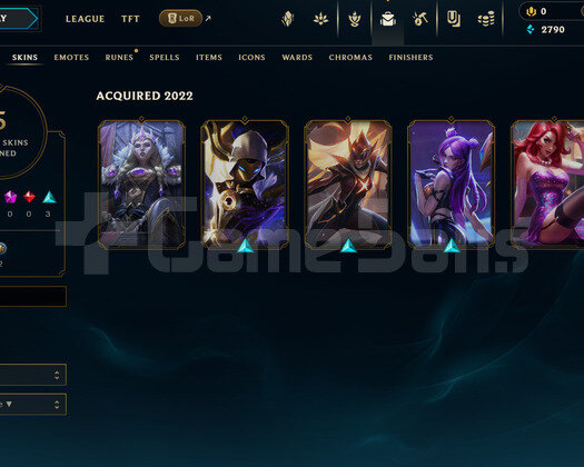 TR Unranked | 5 Kostüm - 25 Hero | LoL Hesap