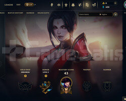 TR Unranked | 3 Kostüm - 35 Hero | LoL Hesap