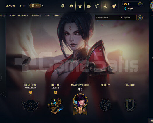 TR Unranked | 3 Kostüm - 35 Hero | LoL Hesap