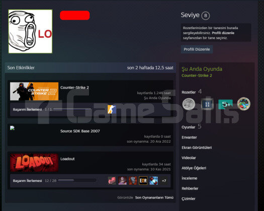 7 MADALYALI FACEIT KAYITSIZ 17.7K PREMIER 20K PEAK