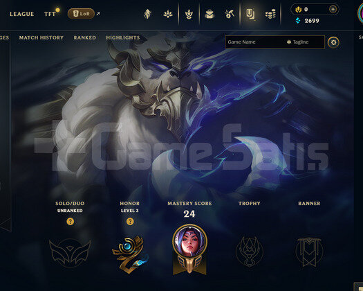 TR Unranked | 4 Kostüm - 24 Hero | LoL Hesap