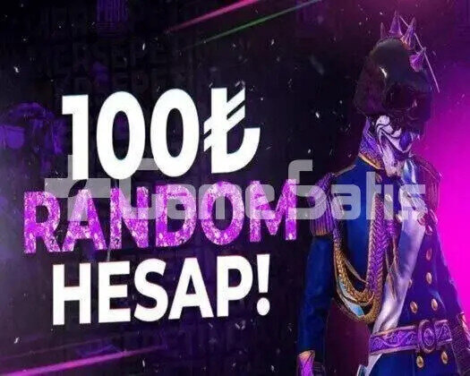 ÖZEL STOK 100 TL RANDOM HESAP VİP +++