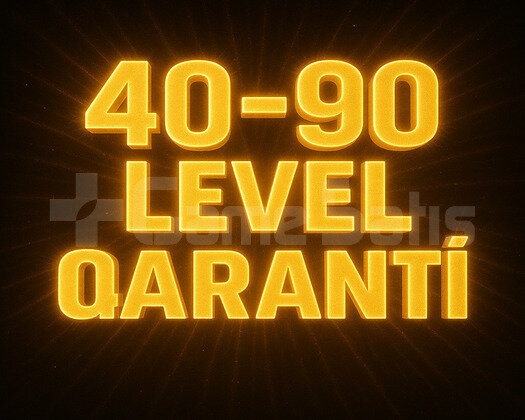 | ÖZEL STOK | 40-90 LEVEL GARANTİLİ RANDOM