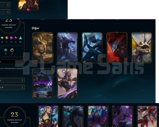 EUW D4-Z1MMR 13WİN ZÜMRÜT 4 24SKİN HANDMADE ACC!