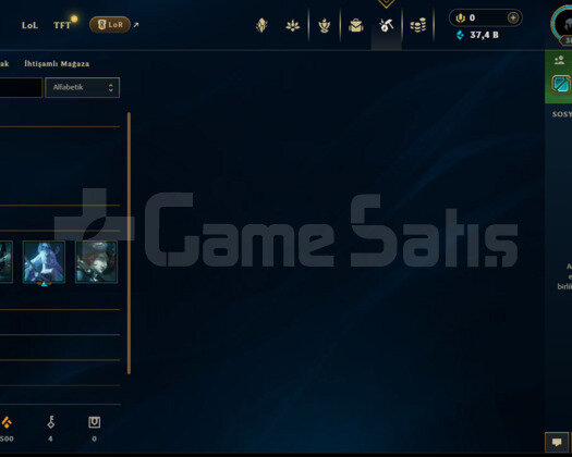TR UNRANKED FRESH +45LP ACC 10/10 DERECELİ HAZIR