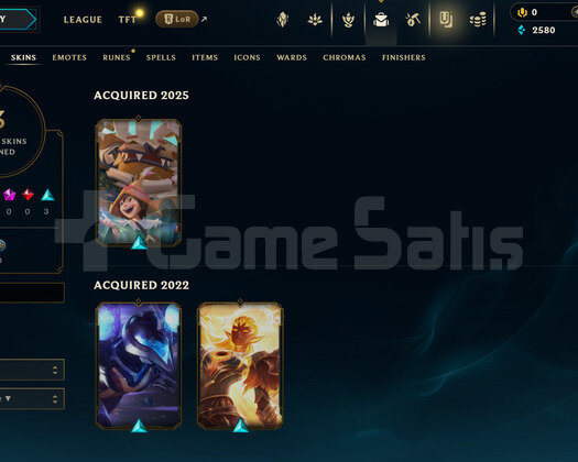 TR Unranked | 3 Kostüm - 30 Hero | LoL Hesap
