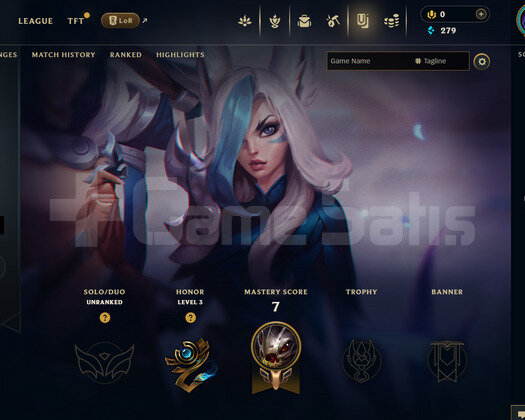 EUW Unranked | 4 Kostüm - 25 Hero | LoL Hesap