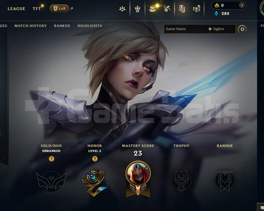 EUW Unranked | 8 Kostüm - 38 Hero | LoL Hesap
