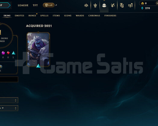 EUW Unranked | 1 Kostüm - 47 Hero | LoL Hesap