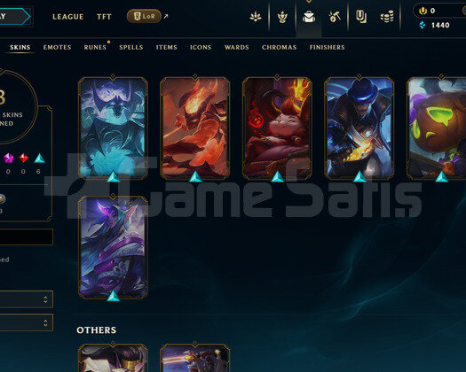 EUW Unranked | 8 Kostüm - 48 Hero | LoL Hesap
