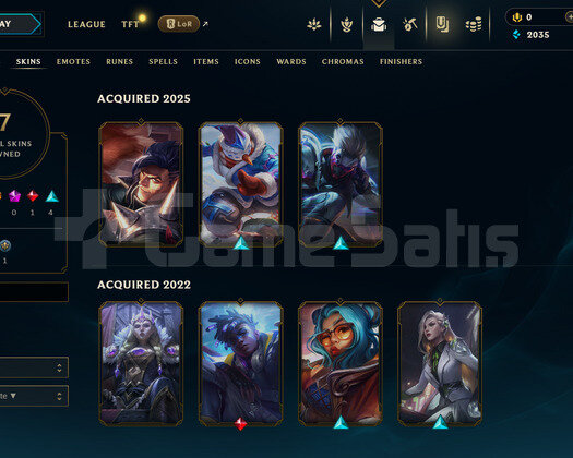 TR Unranked | 7 Kostüm - 31 Hero | LoL Hesap