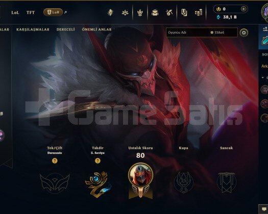30 LVL BOL KOSTÜMLÜ UNRANKED HESAP UYGUN FİYAT!